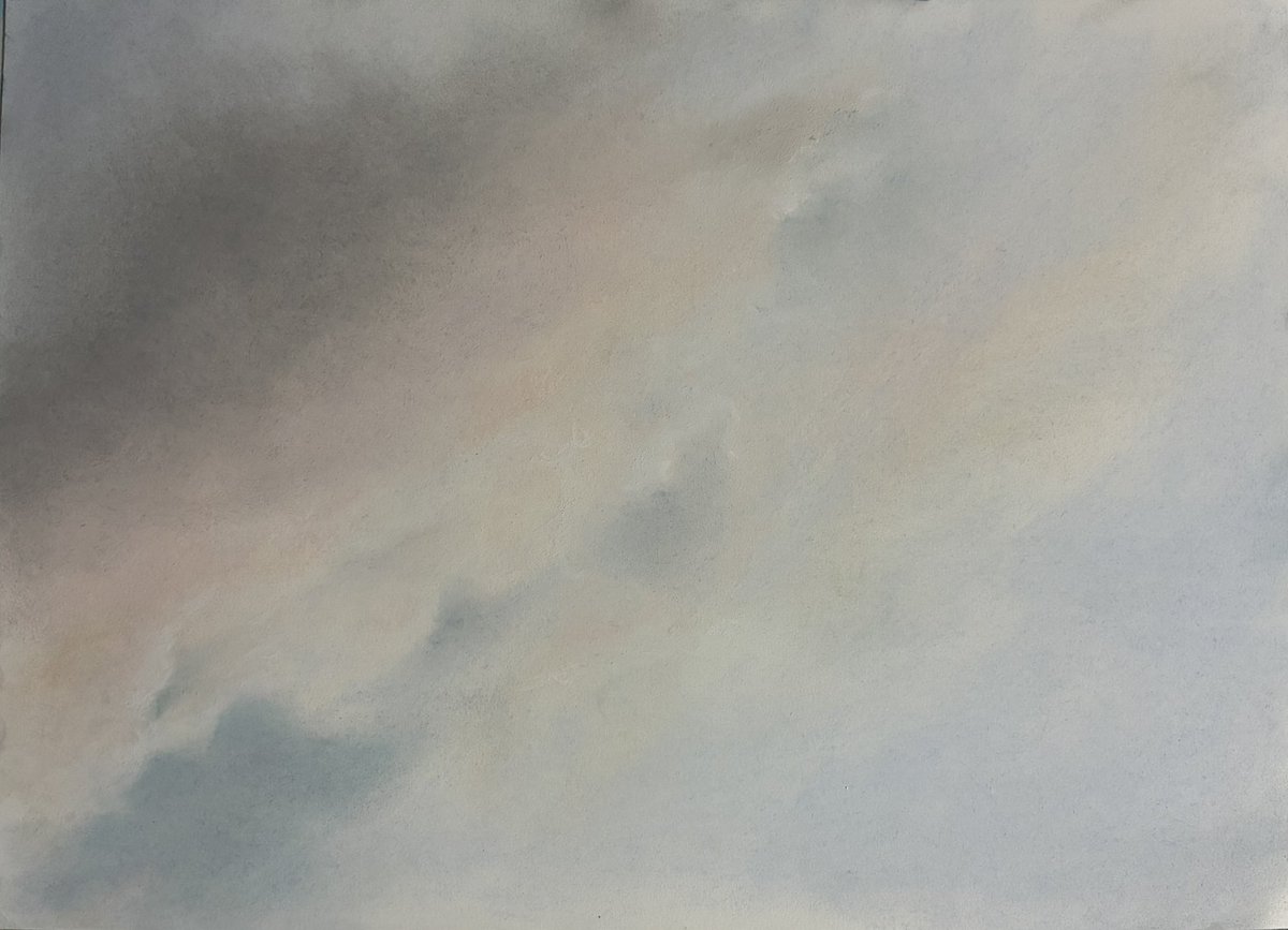 kage_pastel's tweet photo. 秋の薄雲
#パステル画 https://t.co/sXdPV7eJtd