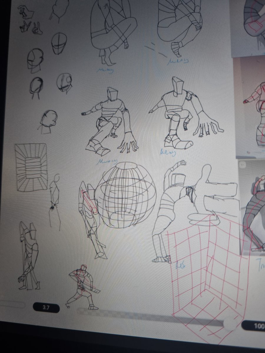kruszart's tweet photo. I'm doing a different thing each time but I'm settling on doing the cubes and sharper practices over the more normal looking ones https://t.co/9dM13N590J