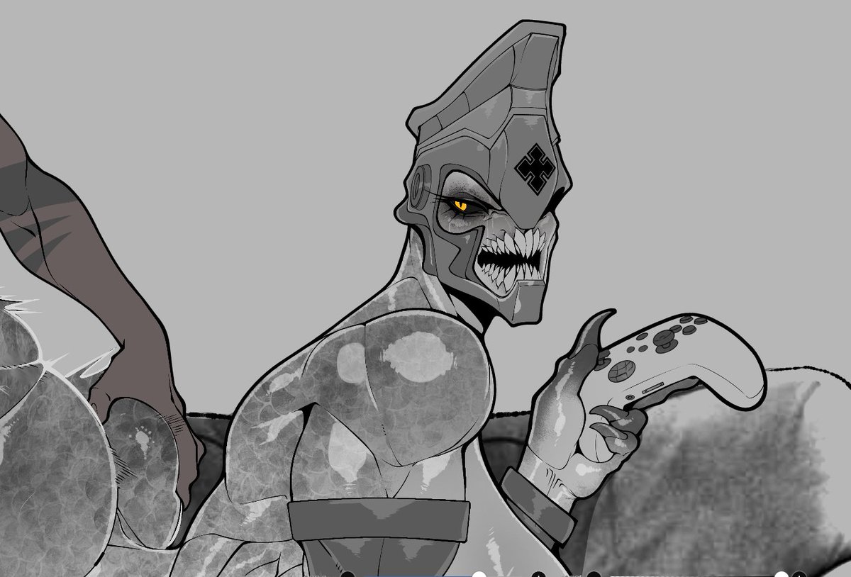 DonGeorgeP1's tweet photo. un wip de otra comi en la que estoy trabajando, pequeño aviso, si aun estoy aceptando comisiones, solo dejen termino las que tengo en fila y aceptare mas otra ves https://t.co/CZs8NU59UL