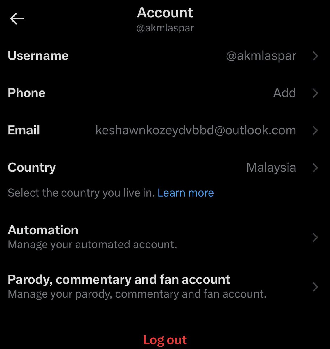 xakmalaspar's tweet photo. Someone changed my email. So bye bye my account 💀. PS: hina sia ditukar dgn email outlook, kalau gmail tu bermaruah lagi https://t.co/eqS3kZD5p0
