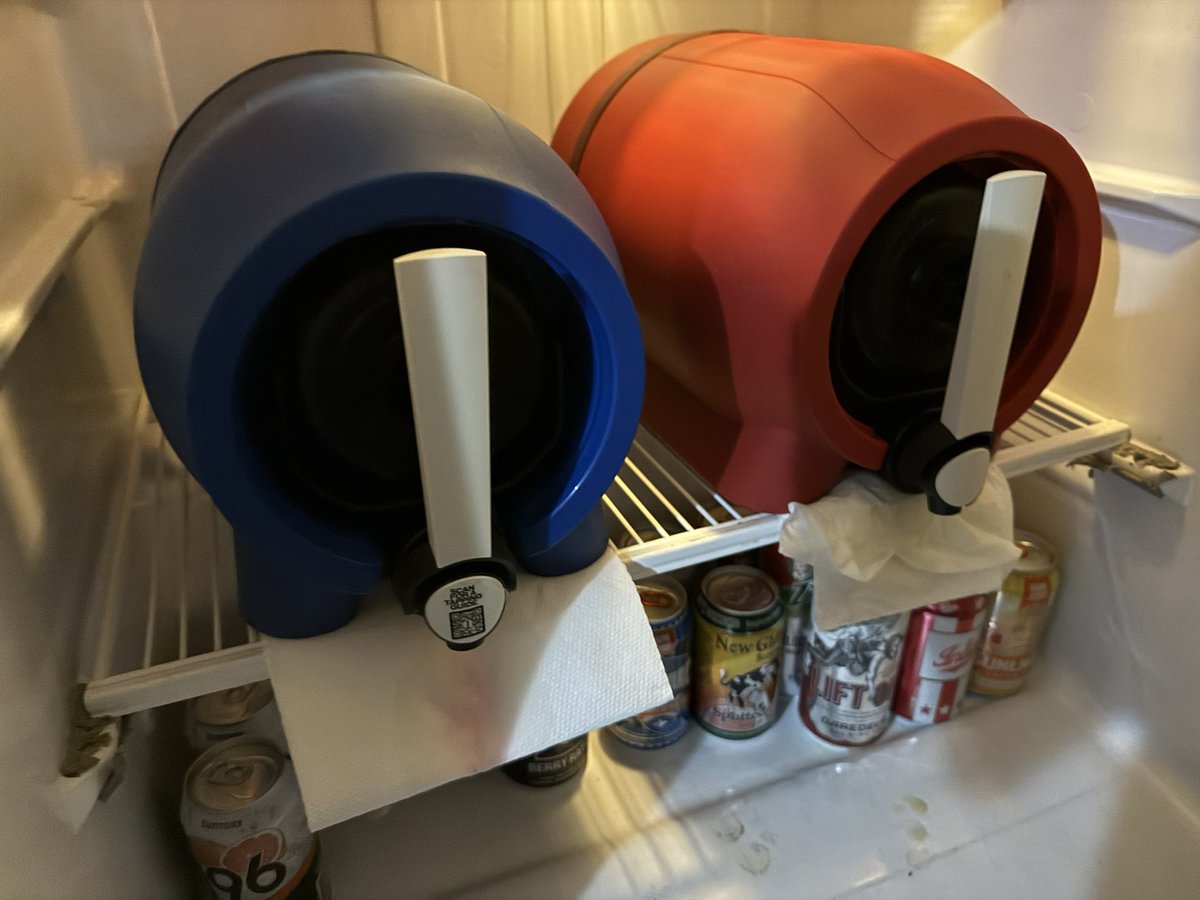 waynealan_indy's tweet photo. Update… a couple weeks ago I posted about joining the @Pinter_USA home brewing… well the first two batches are done and we taste tested them this week… the Raspberry Sour and the Iron Maiden British Lager, both are exceptional! We’ll finish these off and brew a couple different flavors in a few weeks! Highly recommend! Cheers🍻