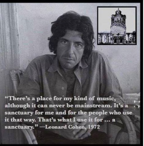 MysticalShaman's tweet photo. #LeonardCohen #poet #writer #author #singersongwriter #music #poetry #mainstream #sanctuary #people #love https://t.co/zXXOG1LGpu