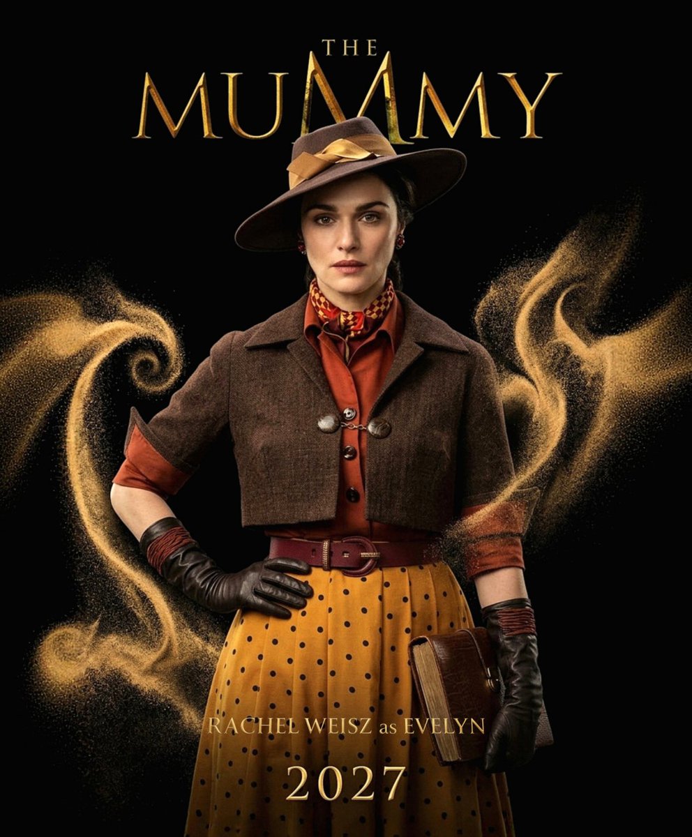 monsterkillah32's tweet photo. Rachel Weisz and Brendan Fraser are back as Evelyn and Rick O'Connell for the fourth film in "The Mummy" saga.
The movie will hit theaters in 2027.

#TheMummy #TheMummy4 #RachelWeisz #BrendanFraser #Cinema https://t.co/XBQ4h1ct1m