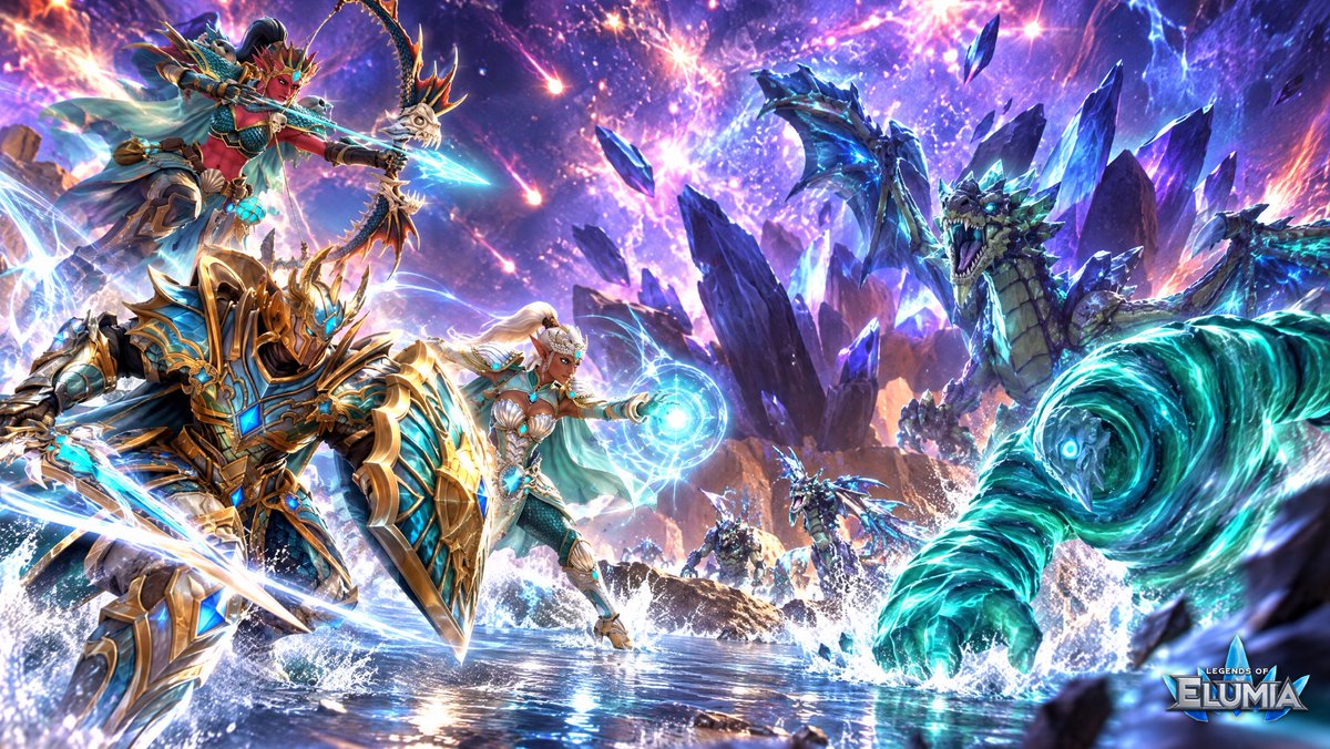 PlayElumia's tweet photo. The Sands of Time are only just beginning.

Four elemental wings. New bosses. New pets. New gear. The Stormforged set awaits those who reach the endgame.

Season 4 is LIVE. Enter the Sands and begin your journey to Level 100. https://t.co/IeP8RAV3TA