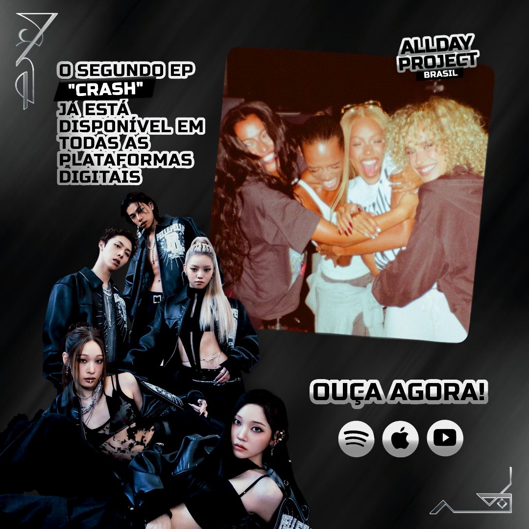 missubrasil's tweet photo. O ALLDAY PROJECT está de volta com seu 2º EP, “CRASH”! 💥🖤

O novo projeto do grupo já está disponível em todas as plataformas. Ouça e apoie o comeback!

🔗:https://t.co/EZ9NHfmYup

Siga @ADPBR_ para mais informações sobre o grupo. https://t.co/44n70NyBby