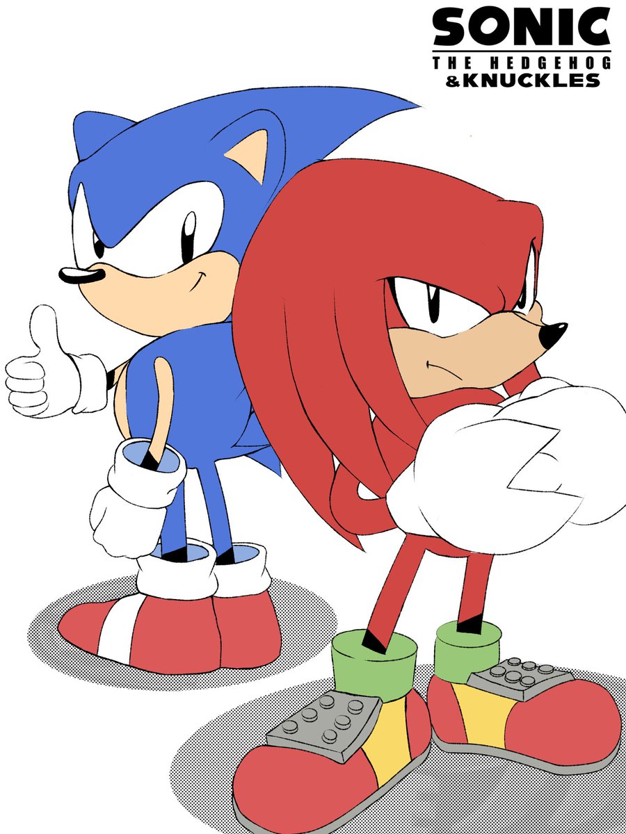 notsnowyy_'s tweet photo. Sonic &amp; Knuckles! https://t.co/wiuD8TMyn2