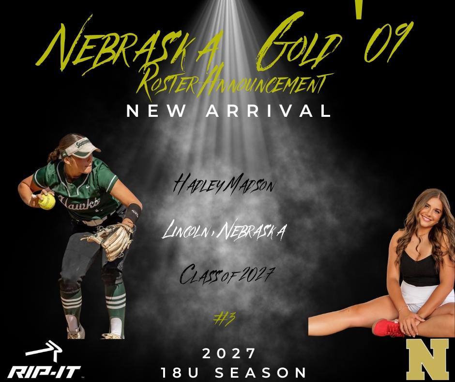 NebraskaGold09s's tweet photo. 🚨 New Player Alert 🚨
Hadley Madson
Lincoln, NE
*18u National Returnee*
#GoldDNA
#ForYouIWill
@NebraskaGold https://t.co/VGw9WJ0RlH