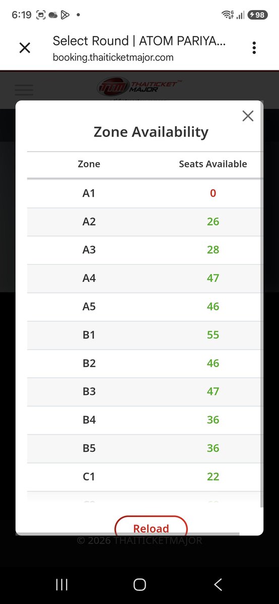 gracewo18038651's tweet photo. Grab your tickets now 🎟🍑🍑🍑

Total Seat = 1.200
🚫 SOLD : 590
✅ AVAIL : 610

https://t.co/DKF4VvNL7c

#AtomPariya #SLAYDOWN
#AtomBirthdayParty2026
#FabelEntertainment https://t.co/g7etrKQFT6