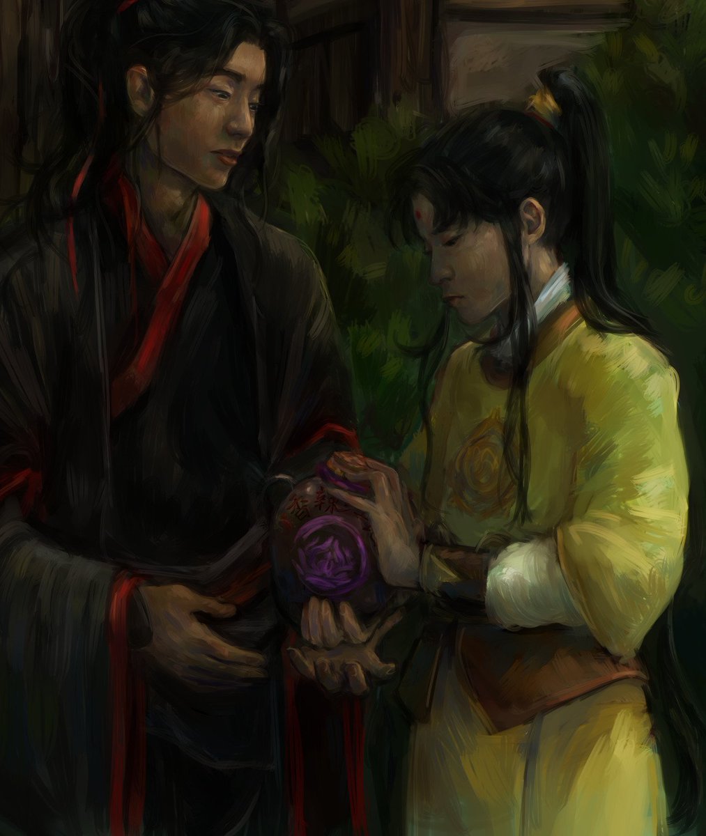 cappucosmic's tweet photo. A gift, indirectly given.

#MDZS #repostober https://t.co/ObjoNvNOe9