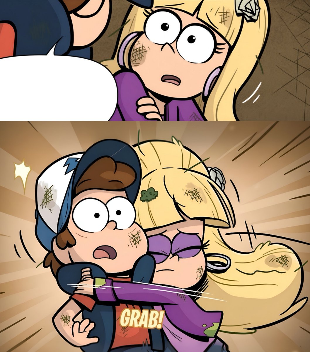 CartoonsOTMoon's tweet photo. Un sketch de Dipper y Pacifica en la nueva web de GRAVITY FALLS muestra a Dipper sonrojado. https://t.co/J6BaSktDC2