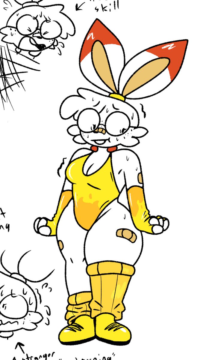 GlazedBunX3's tweet photo. I should've posted this yesterday buuuuuuuuuuut I forgor anyway for bnuuy day I wouldn't mind seeing art of the sona :> https://t.co/4WRi9ijKiH
