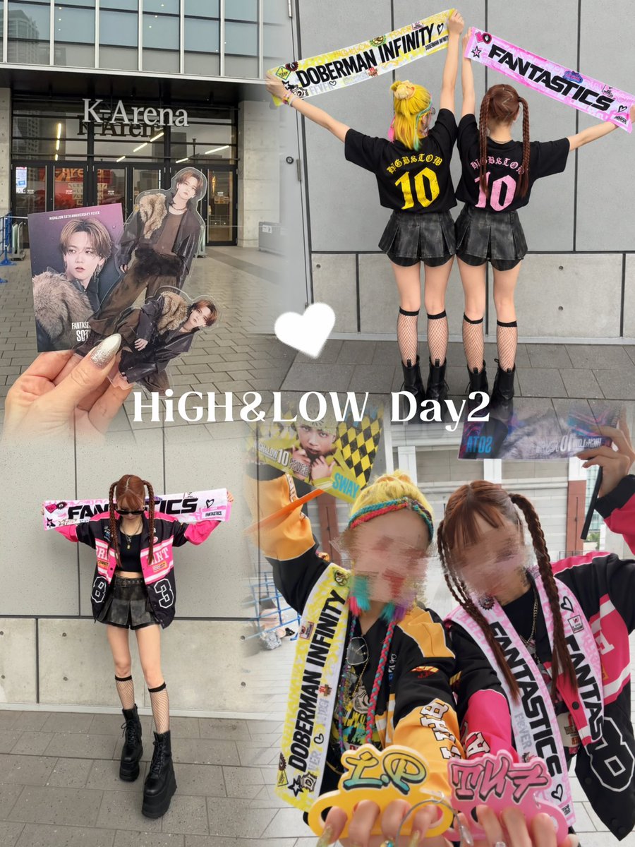 slqj5w's tweet photo. HiGH&amp;LOW 💛🩷2Days...
DOBERMAN INFINITY ✖️FANTASTICS
ドーベルマンファンの友達と連番☝️
ファンタにも推し作ってほしい〜って言ったら大樹くんが刺さった様子☺️✨やましょーさんもカッコいいって言ってて分かるうううってなった🥹🥹 https://t.co/acYqwitzwN