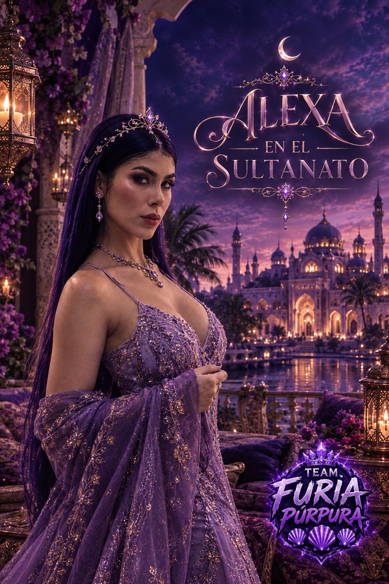 TeamFuriaPurpra's tweet photo. Una reina no pide su lugar… simplemente llega y lo hace suyo. 💜

AKEXA EN EL SULTANATO https://t.co/aVrPC65rBo