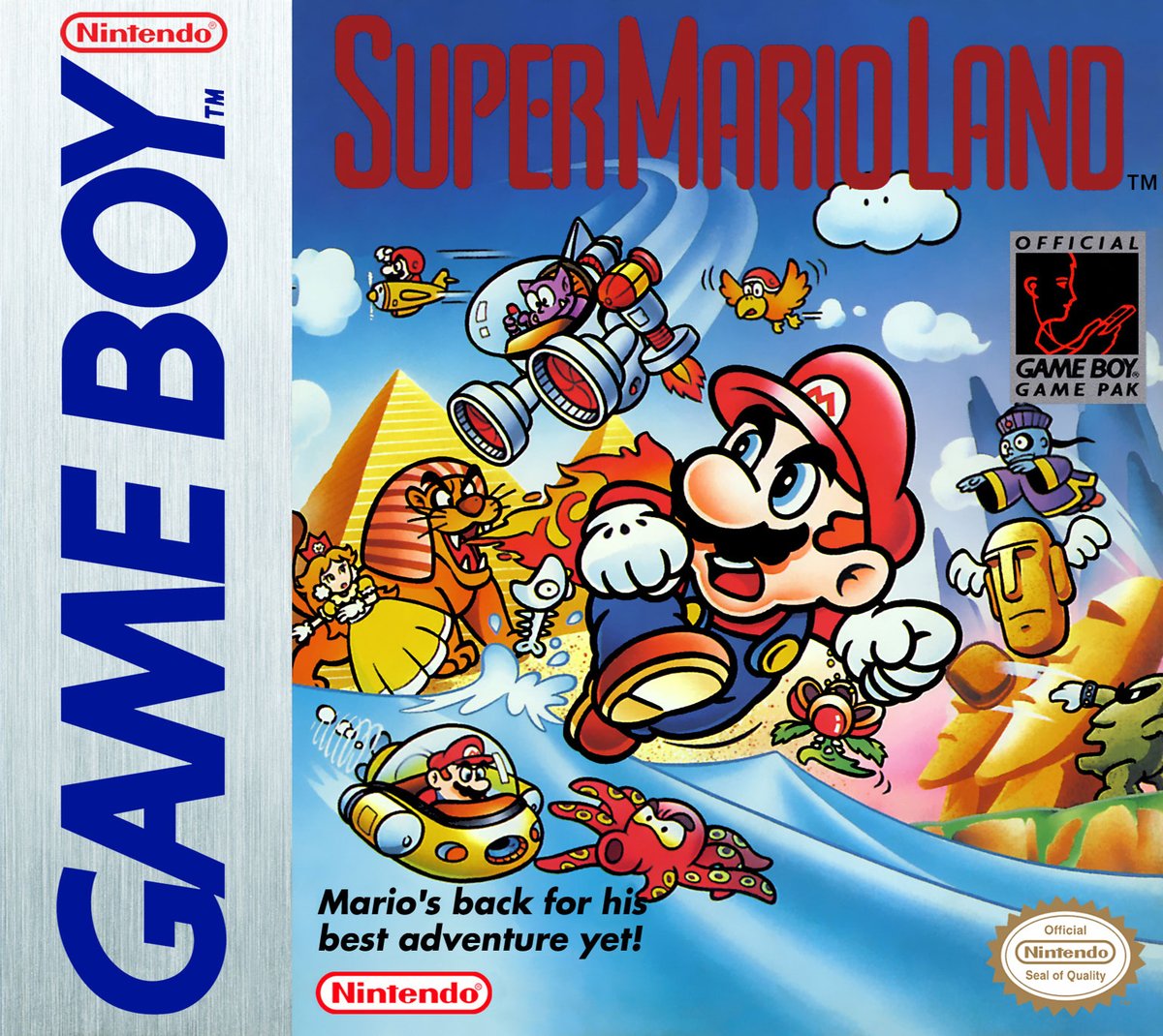 RetroMemoriesHQ's tweet photo. September 28, 1990: Super Mario Land was released for the Game Boy in Europe. https://t.co/sP7G8a62VT