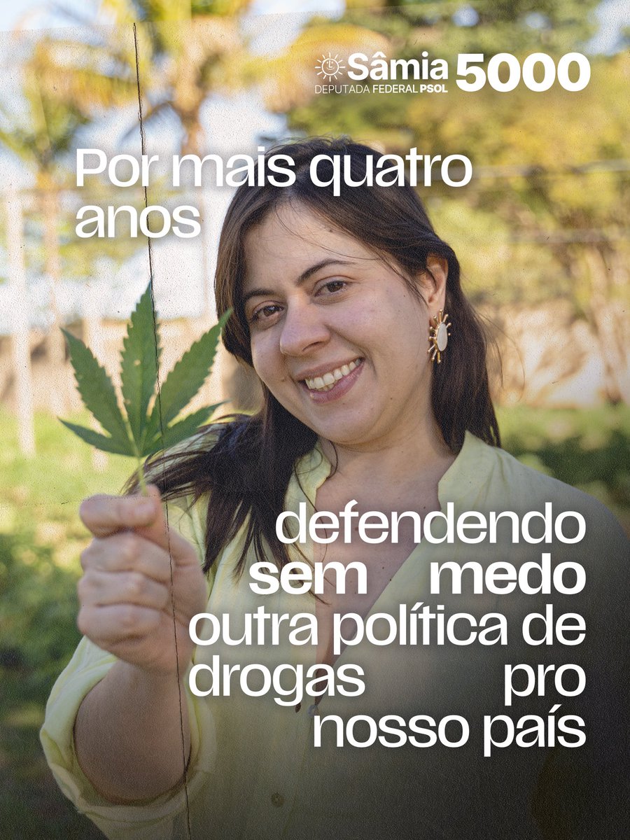 samiabomfim's tweet photo. Por mais quatro anos de luta e coragem no Congresso Nacional. É Sâmia 5000 ✨ https://t.co/ptK07APlJb