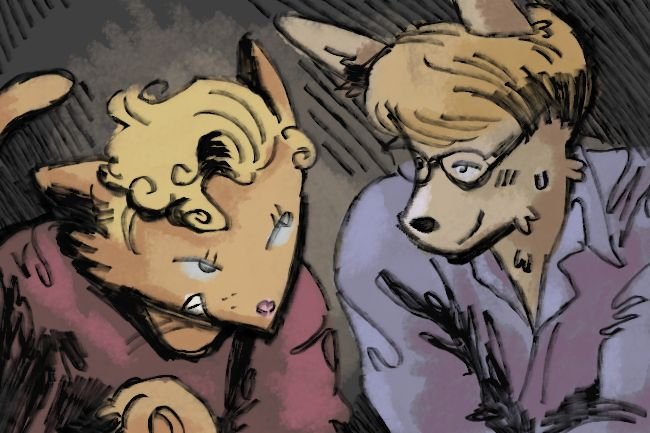 Gorpishxt2u's tweet photo. Thinking about my talented mr ripley furry au again.... I miss them https://t.co/Ra91PJGgCm