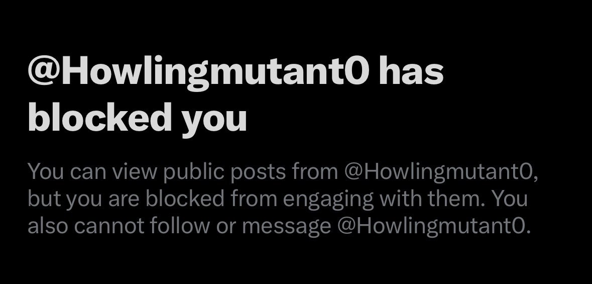 RyanDunngeon3's tweet photo. Not only is Howling Mutant a pussy he’s not even an honest pussy

Sad! https://t.co/rf46BbjTpi