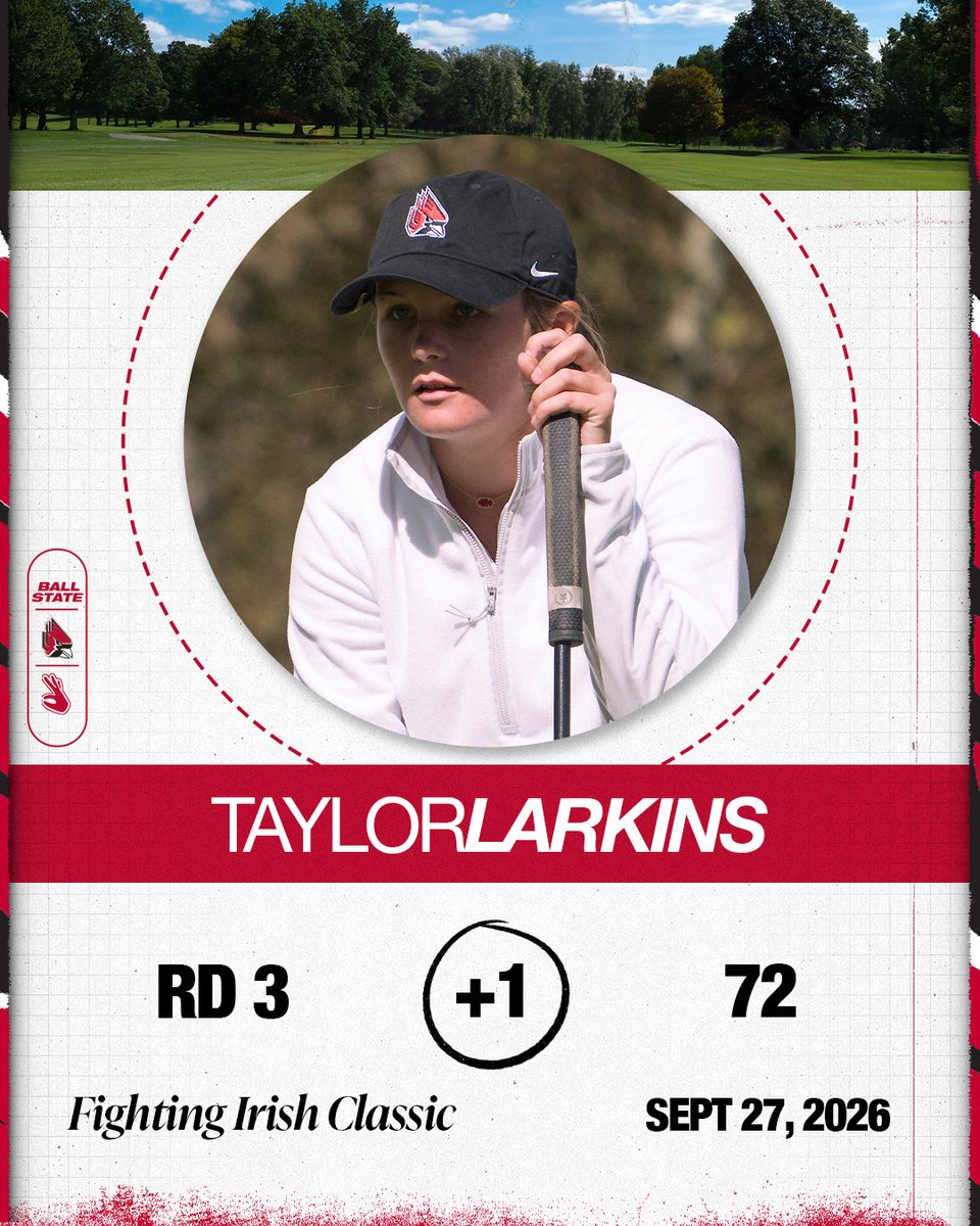 BallStateWGolf's tweet photo. "I’m proud of the entire team ... This was a tough week with a tournament in Colorado, a missed flight & heading straight to South Bend ... each one of them fought hard until the last putt dropped," - @camerons234
Story: https://t.co/3auraL0G32
#ChirpChirp x #WeFly x #MACtion https://t.co/q7QxwJrUfh