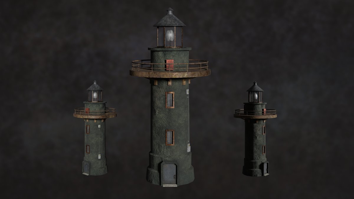 avptankpowerjc's tweet photo. Render/Wire - Sea Lighthosue Series Maritime Signal Channel G1 - N1. Asset 3D Building Model. #b3d, #blender,#unity,#cycles,#light,#lighthouse,#house,#sea,#ocean,#port,#land,#seaport,#maritime,#navigation,#channel,#signal,#tower,#towerlight. https://t.co/T8SpFORJgb