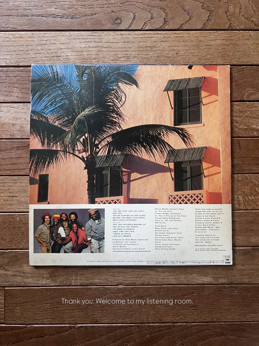 HedyReary's tweet photo. Thank you. Welcome to my listening room. Trying Jah Love by Third World — “You’ve Got the Power” (1993). https://t.co/SwajZsRzYw
