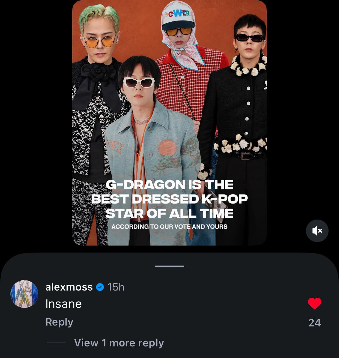 8lowem's tweet photo. gd fashion is so goated he got stylists, jewelers, brands and influencers in the comments under complex’s best dressed idol post https://t.co/Rw4Uyimny1