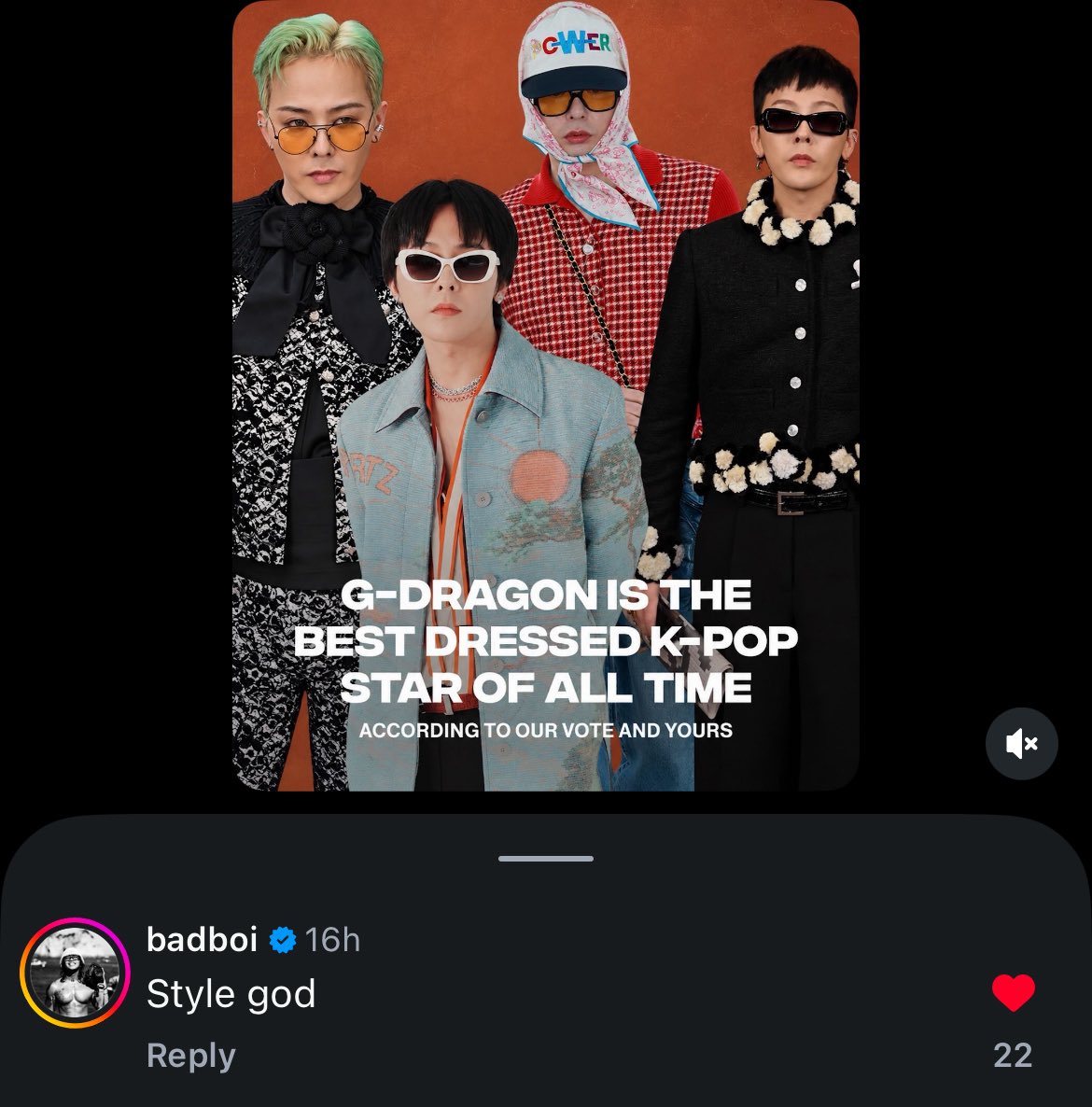 8lowem's tweet photo. gd fashion is so goated he got stylists, jewelers, brands and influencers in the comments under complex’s best dressed idol post https://t.co/Rw4Uyimny1