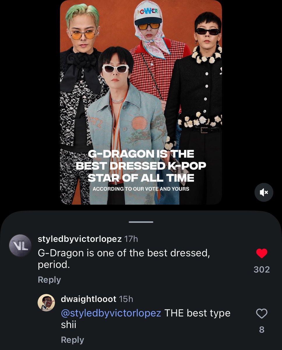 8lowem's tweet photo. gd fashion is so goated he got stylists, jewelers, brands and influencers in the comments under complex’s best dressed idol post https://t.co/Rw4Uyimny1