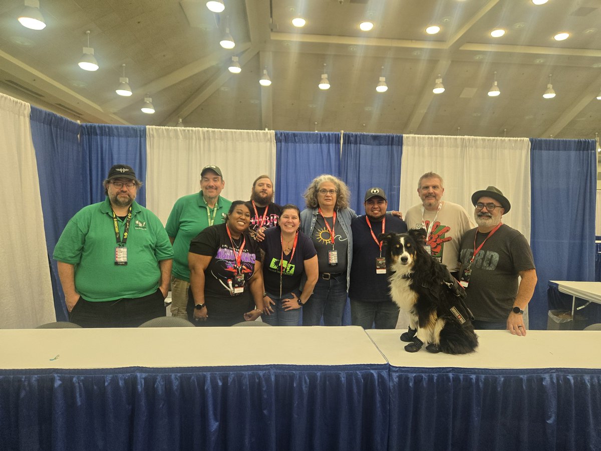 heroinitiative's tweet photo. And that’s a wrap on @baltimorecomics! 

These are the VoluntHEROs who kept our booth running; thanks for giving your time &amp; energy to the mission!

Thanks also to our guest creators, @Act4Publishing, and everyone who donated and bid to our cause.

Until next year, Baltimore! 💚 https://t.co/jlYxJ5TFhc