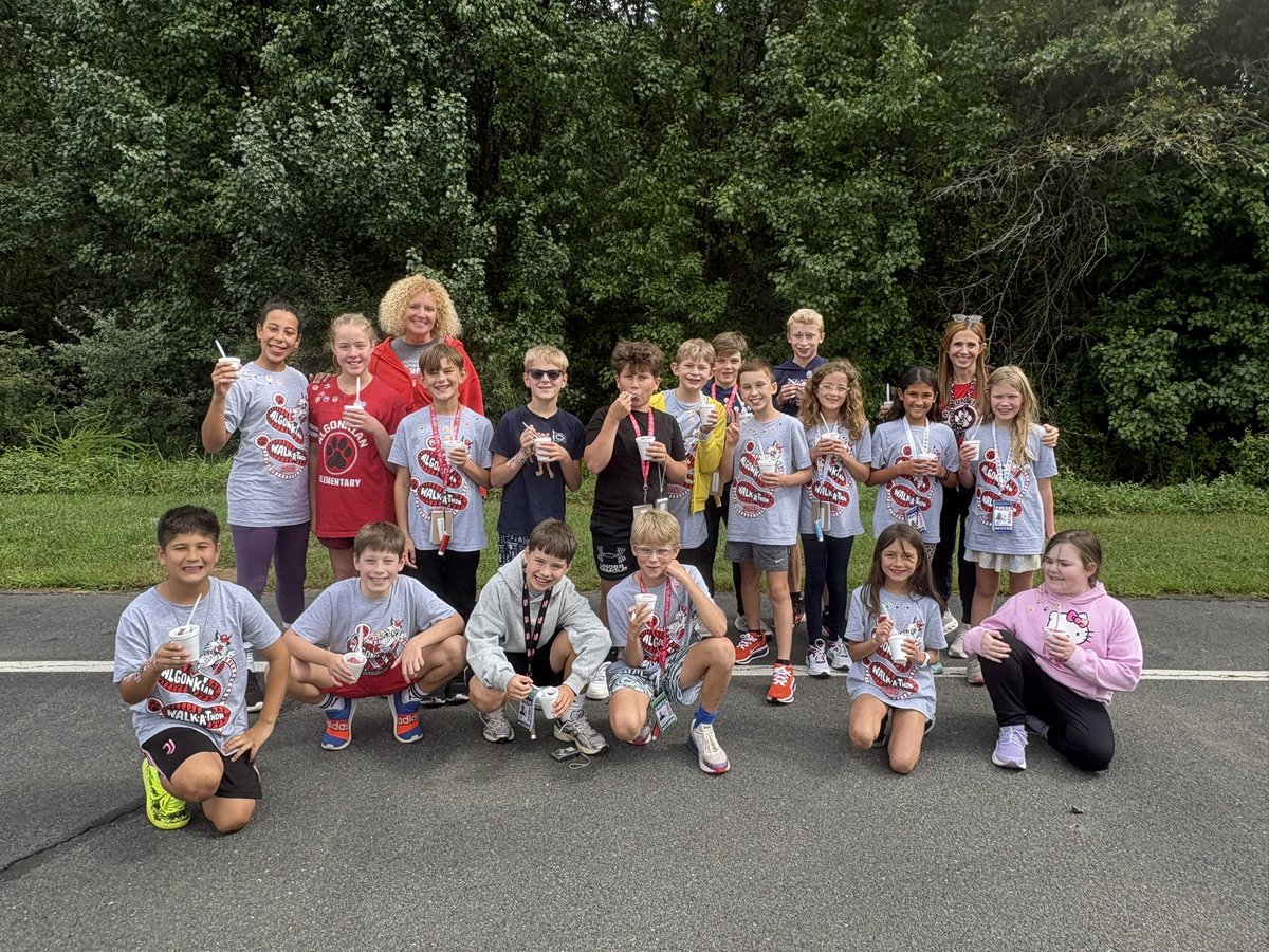 MEATRT's tweet photo. @AlgonkianPta  Our PTA hosted an awesome Walk-a-thon. Thanks to all the students walking, the donors and the business sponsors! https://t.co/xHW15ugtRq