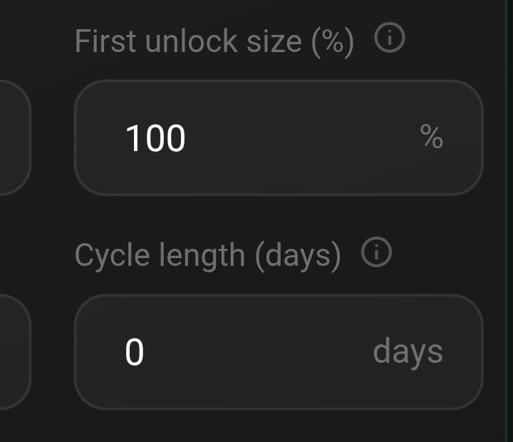 Reddish909's tweet photo. @ai_trading_frx Hello, Sir @ai_trading_frx 
Please inform how to set lock periode for VIP JVault Lock? Do I need to enter the number of cycle length (days)? https://t.co/XeF4rF9dhC