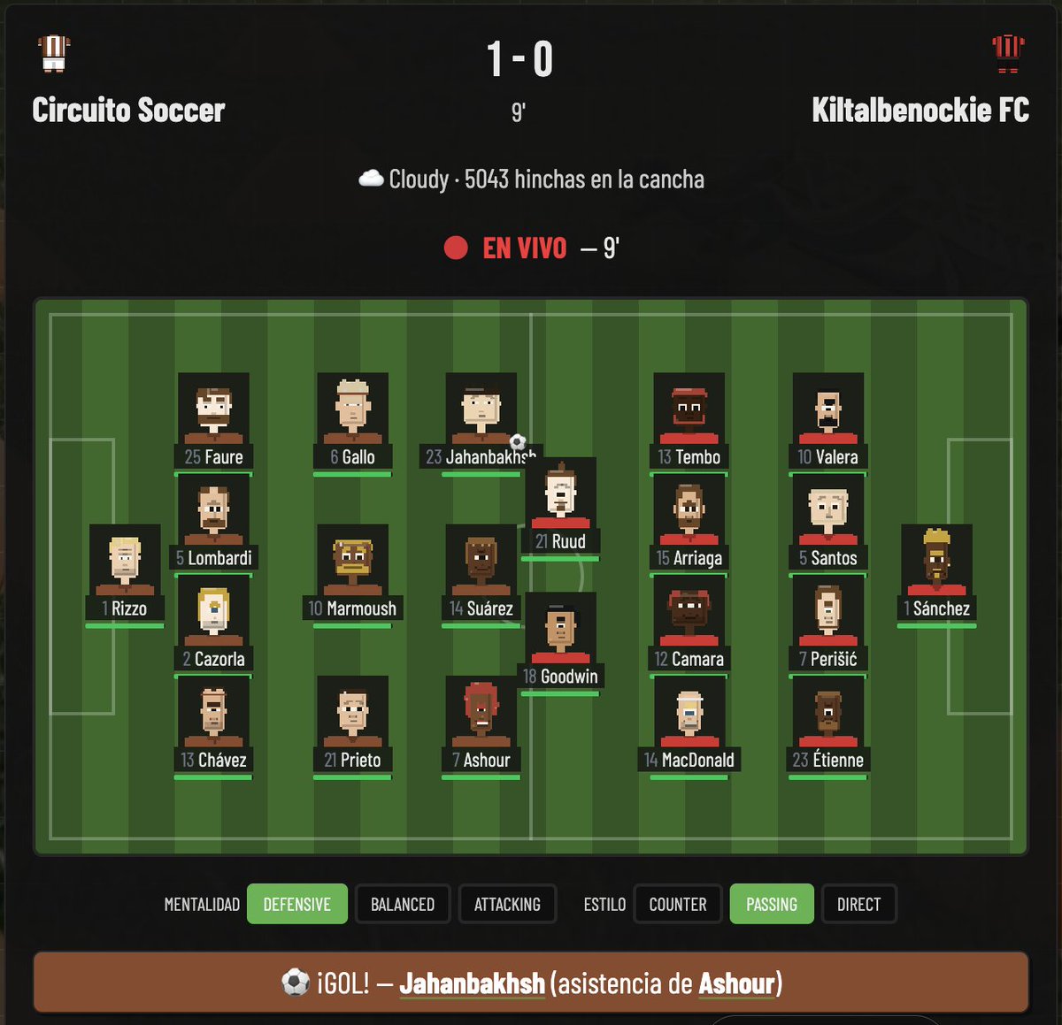 TotalEleven's tweet photo. Fecha en Vivo estaimdos Managers. Ya jugando partidos de Liga. https://t.co/QSNwPl3vwf