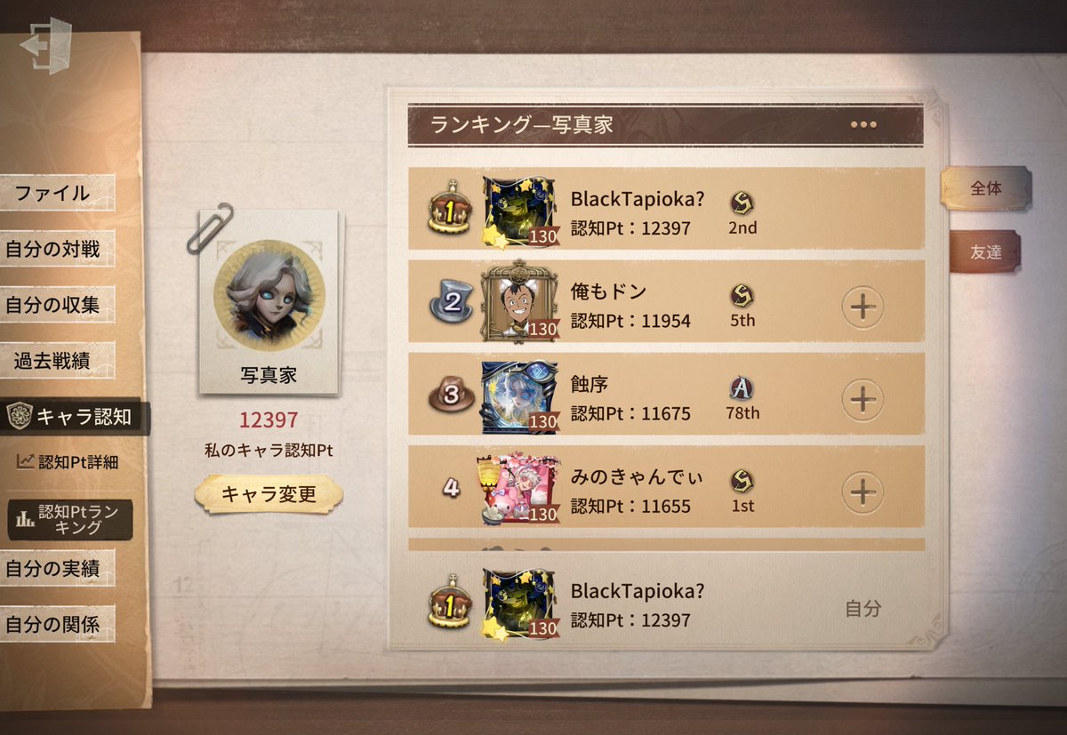 AppleTapiTapi's tweet photo. 今週でSキープ4年。1位も取れた。 https://t.co/uXgXtmPEEF