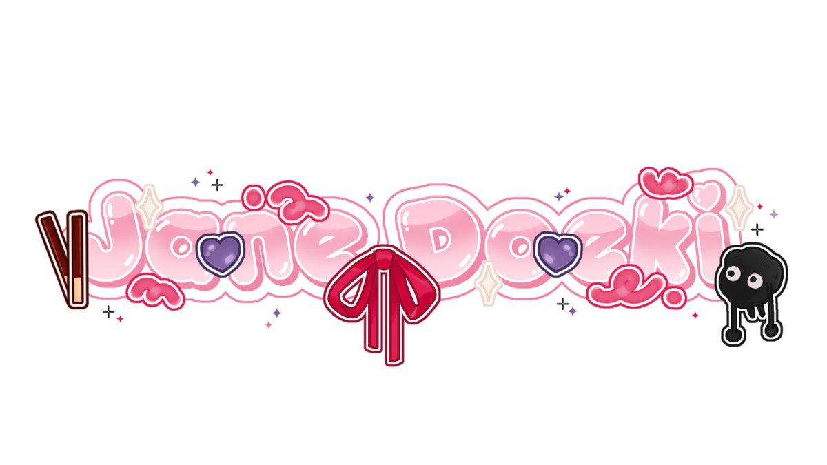 JaneDoekiVT's tweet photo. i got my new logo :D i'm so happy~
made my @/wishfulcode 
#vtuber https://t.co/1hULv2jl1g