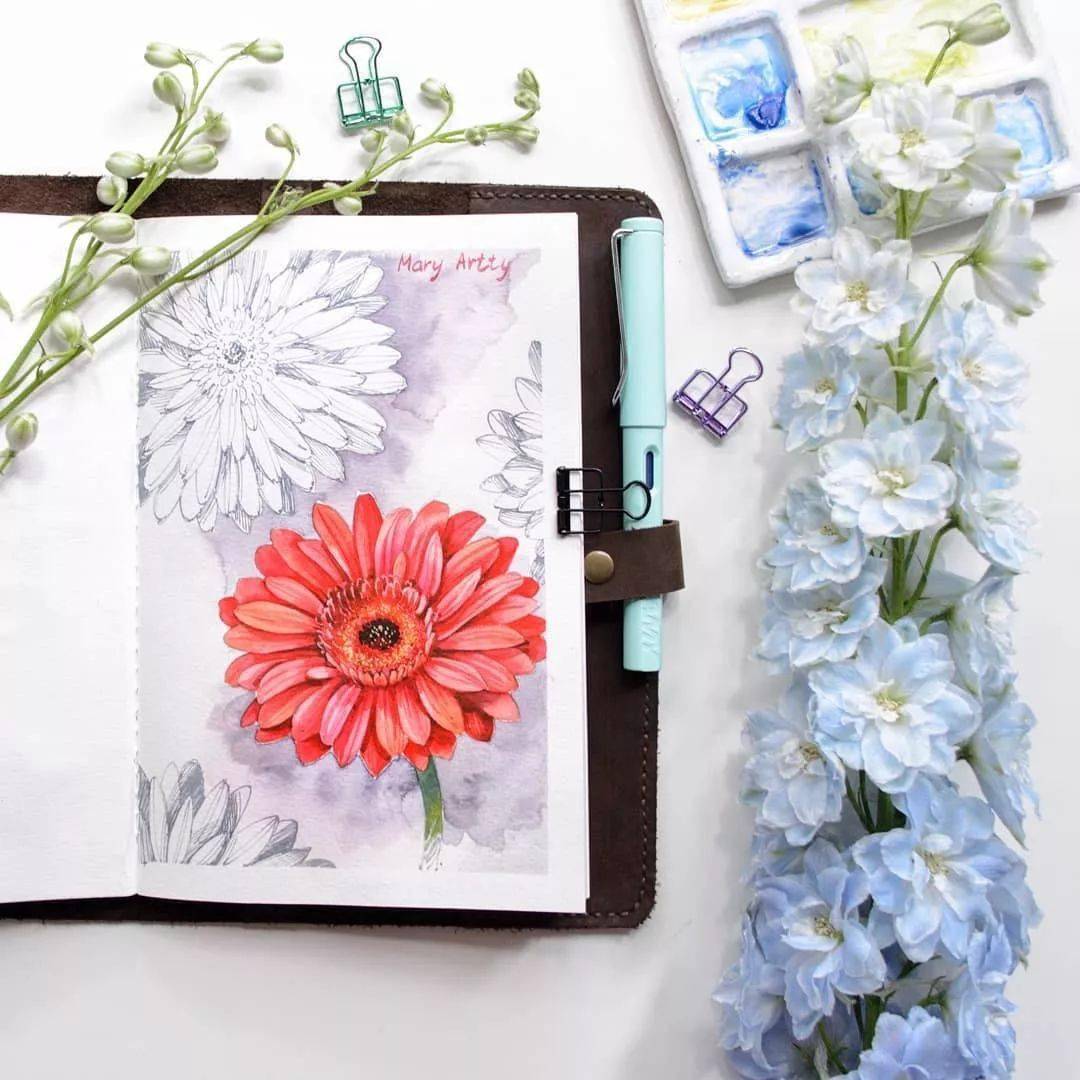 AlmedaMicthell's tweet photo. Descubre tu nueva pasión: aprender a pintar con acuarelas es fácil y relajante! Solo necesitas algunos materiales básicos y 15 minutos al día. ， https://t.co/oURNoCsq43