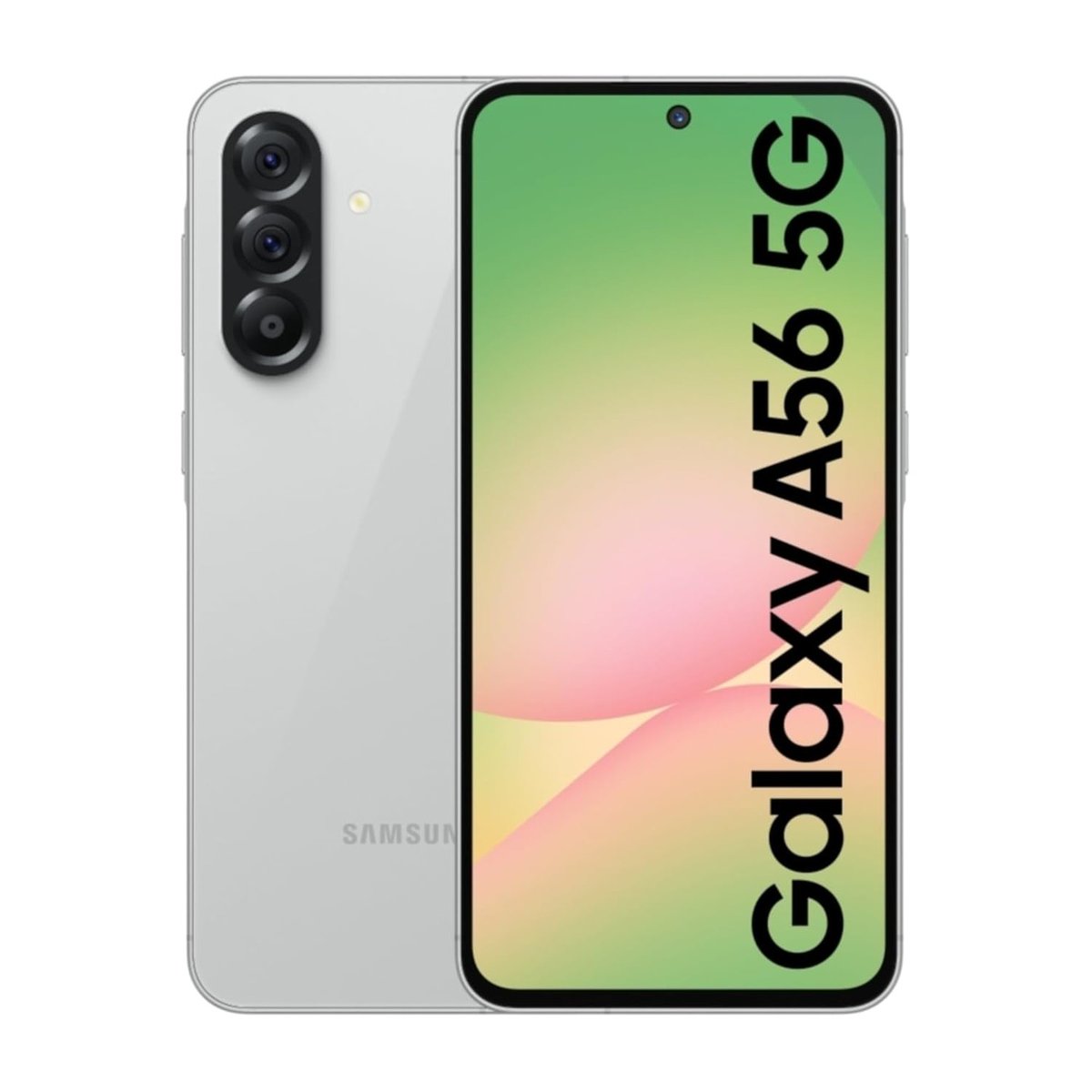 AnnetteMckqh2's tweet photo. Experience the Samsung Galaxy A56 5G with lightning-fast connectivity, an elegant Awesome Light Gray finish, 12GB RAM, and 256GB storage. Enjoy Circle to Search, Intelligent Editing, 6 years of security updates, and IP67 protection for just ₹46, https://t.co/ijgHZq46bX