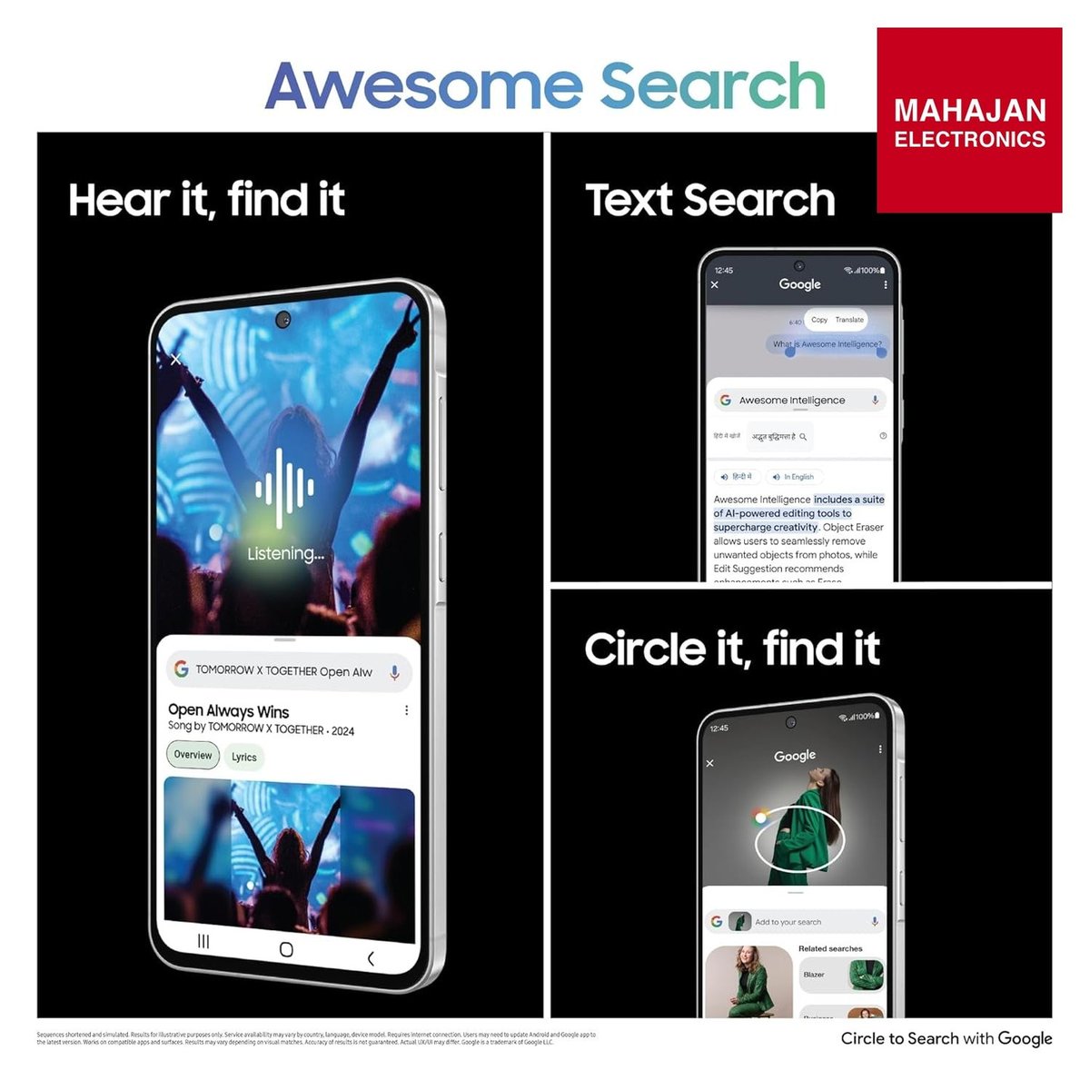 AnnetteMckqh2's tweet photo. Experience the Samsung Galaxy A56 5G with lightning-fast connectivity, an elegant Awesome Light Gray finish, 12GB RAM, and 256GB storage. Enjoy Circle to Search, Intelligent Editing, 6 years of security updates, and IP67 protection for just ₹46, https://t.co/ijgHZq46bX