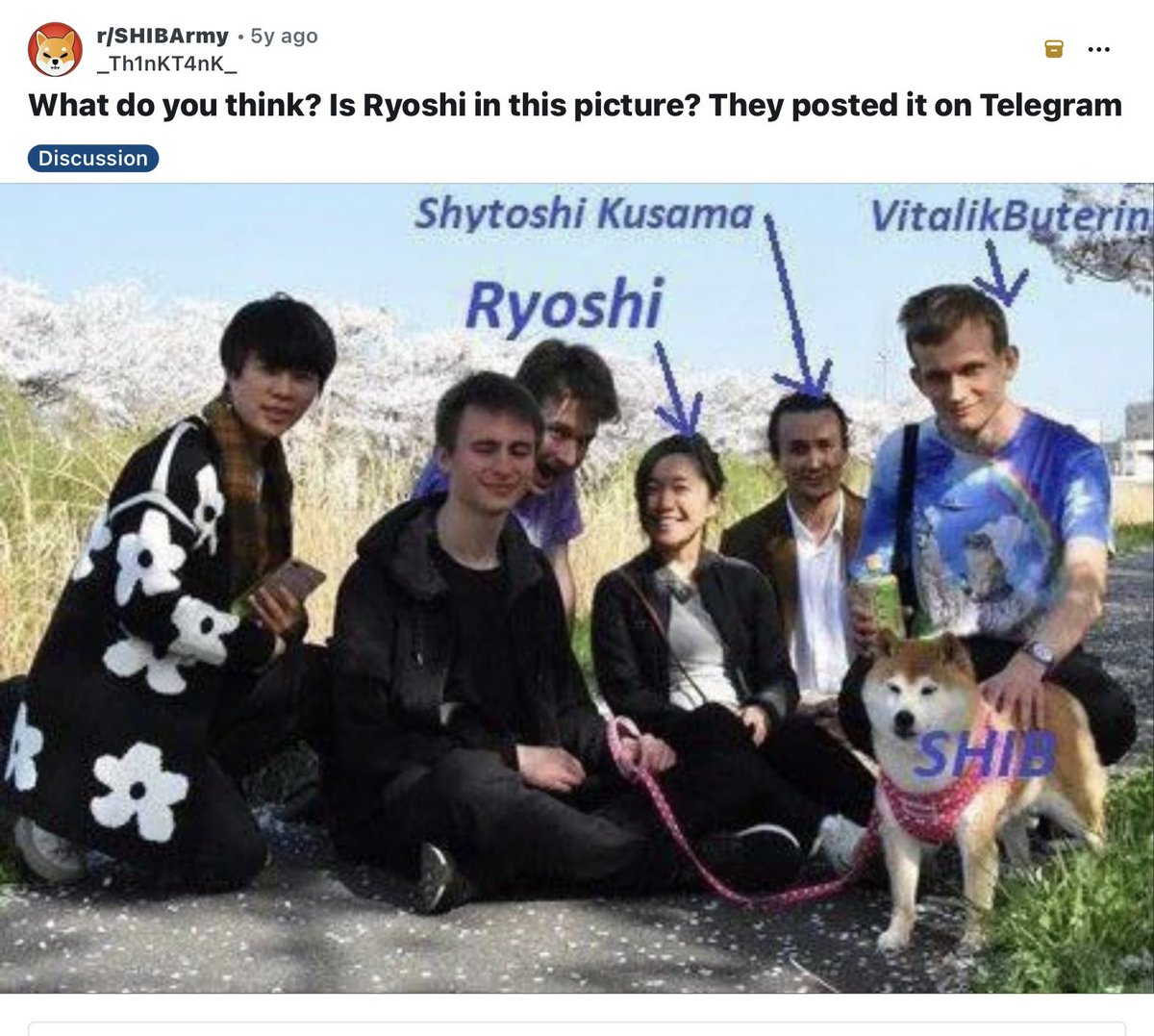 BezosCrypto's tweet photo. $SHIB #ShibaIinu
Ryoshi IS COMING BACK FOR $SHIB βΌοΈ
Ryoshi is the pseudonymous and
anonymous founder
of the Shiba Inu (SHIB) meme cryptocurrency,
which was launched in August 2020.
What do you think?
Is Ryoshi in this picture?
They posted it on Telegram https://t.co/l6w8OaH3Jw