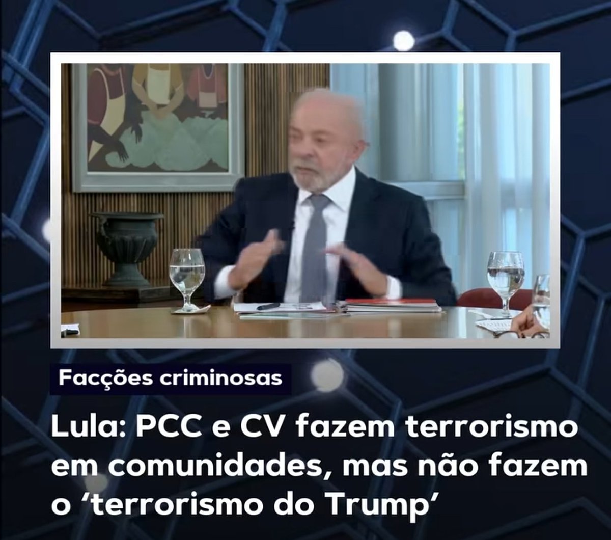 Ramon4lan's tweet photo. Quanto mais o Lula fala, melhor fica.

Nao pare, Lula 🤣 https://t.co/7vksWJyEji