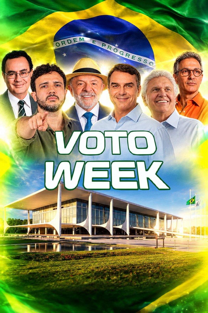 p4ssouoglock's tweet photo. tá demorando muito pra meia noite, então solta a arte agora mesmo

IT’S VOTO WEEK NESSE PAÍS 👍🏻 https://t.co/qd80u8TVIE