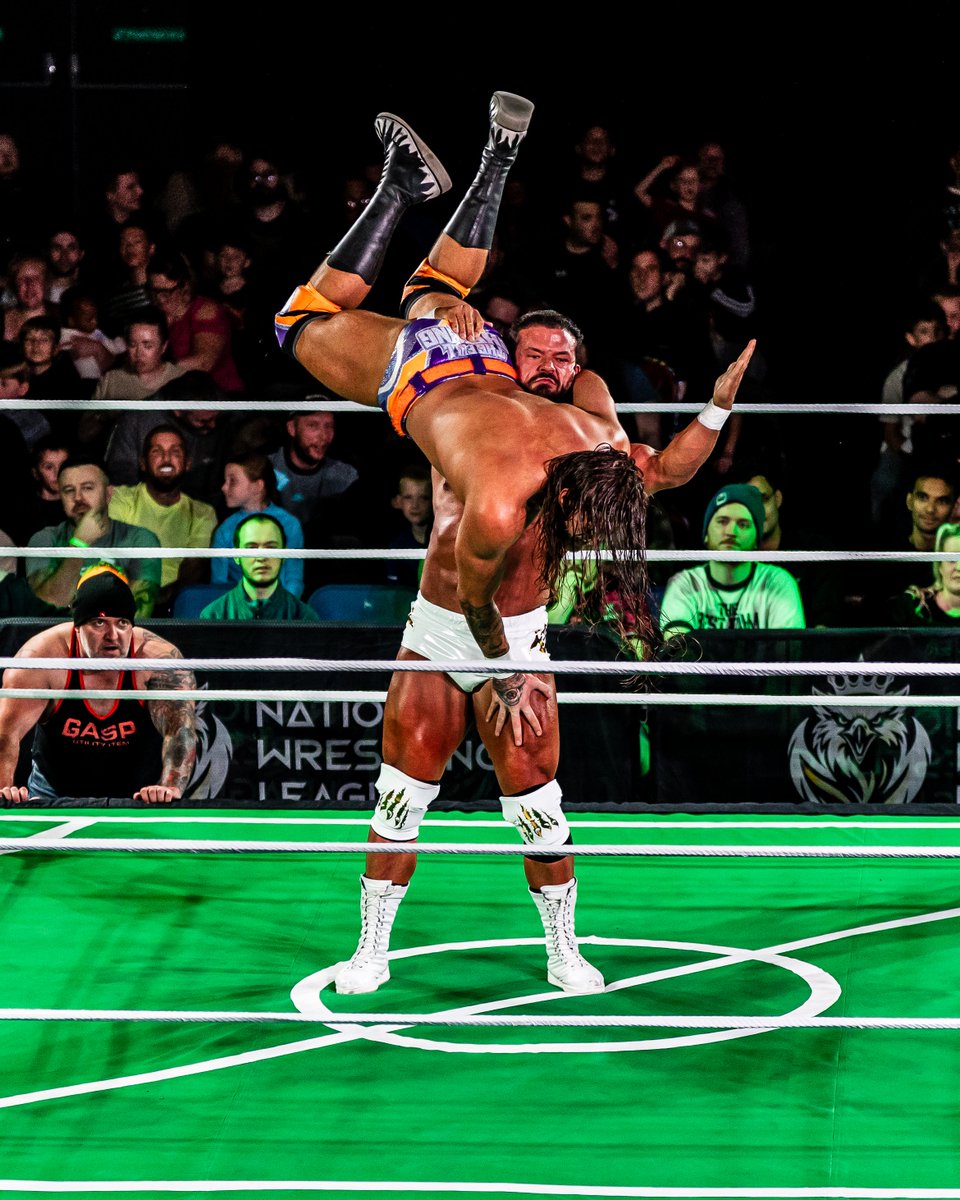 NationalWresLg's tweet photo. Thank you Manchester for an INCREDIBLE show!

The league continues on October 10th in Glasgow - tickets are available now! 👇

📸 @kylewattphoto https://t.co/h2vVftClUo