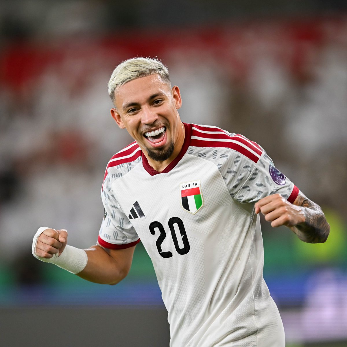 guilhermebala01's tweet photo. A dream come true and an unforgettable moment. 🇦🇪❤️

My national team debut and first goal in this jersey. I am so grateful to God for allowing me to experience moments like this, to my family for always being by my side, and to everyone who believes in me and is part of this journey.

Wearing this jersey is an honor; representing this country is a privilege. May this be just the beginning of a beautiful story. Gratitude 🙏🏼🇦🇪