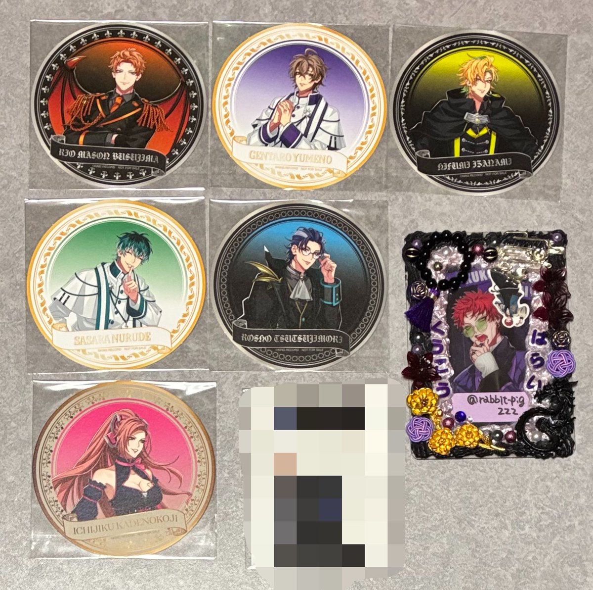 rabbit_pig222's tweet photo. 交換 ヒプマイ 9周年 カフェ コースター

譲】
理鶯　幻太郎　一二三　簓　盧笙　★無花果

求】
左馬刻（友人分）　★合歓
どちらか含む場合二郎1
★→★交換のみ

手渡し取引固定参照/郵送取引
交換後自引きできた場合は再交換に出す可能性があります🙇
⚠️お声がけの際F外の方はリプ+いいねください https://t.co/Z7YWneqivI