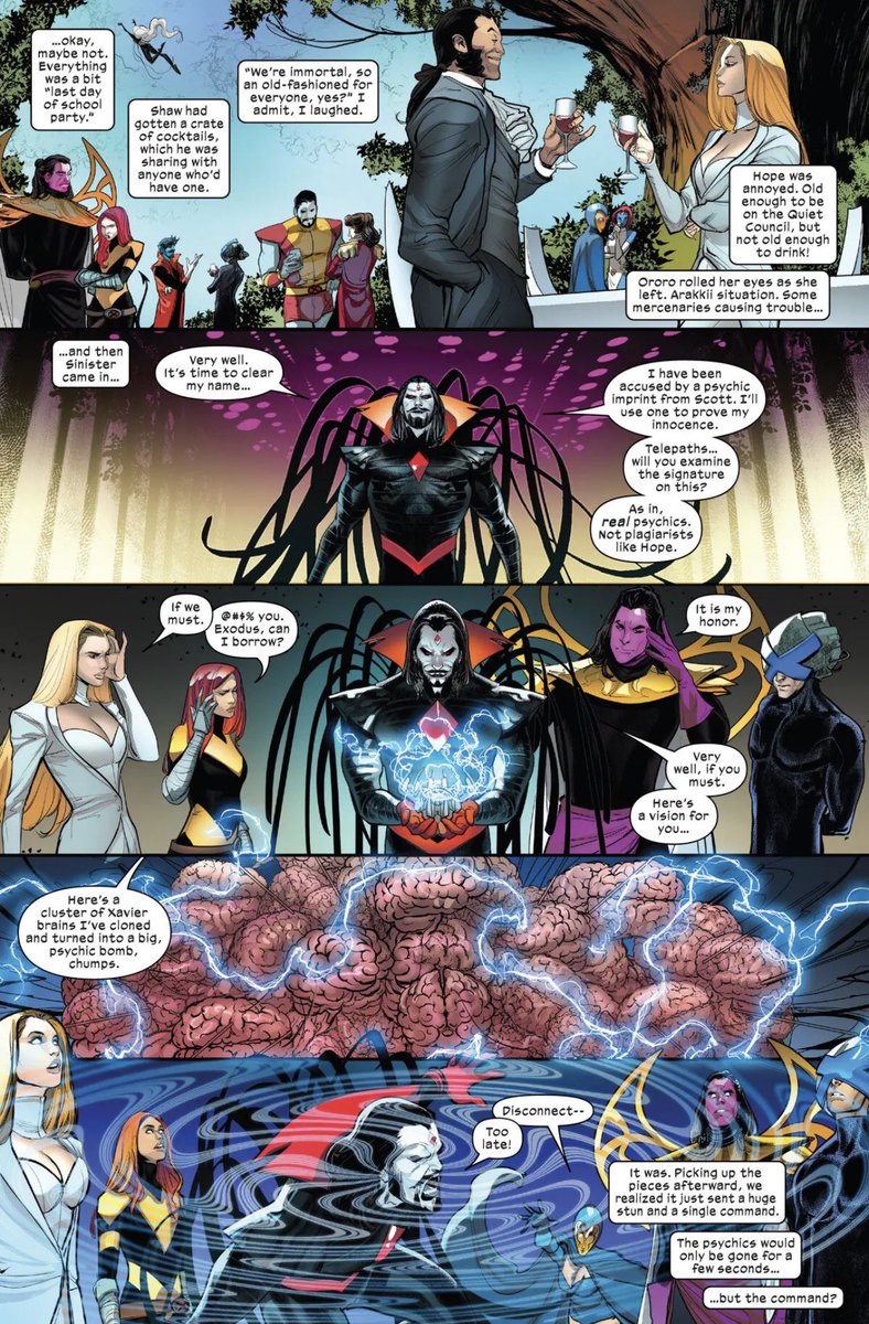 deshaunfrost616's tweet photo. Leave it to Sinister to give us Mother first 616 death.😭😭😭 Rather him give then Sebastian😂😂🤷🏾

I also would like to elect Sinister into my top 5 favorite villains only a top tier villain can take my bitch out 😂😂 https://t.co/tizWJGOclp