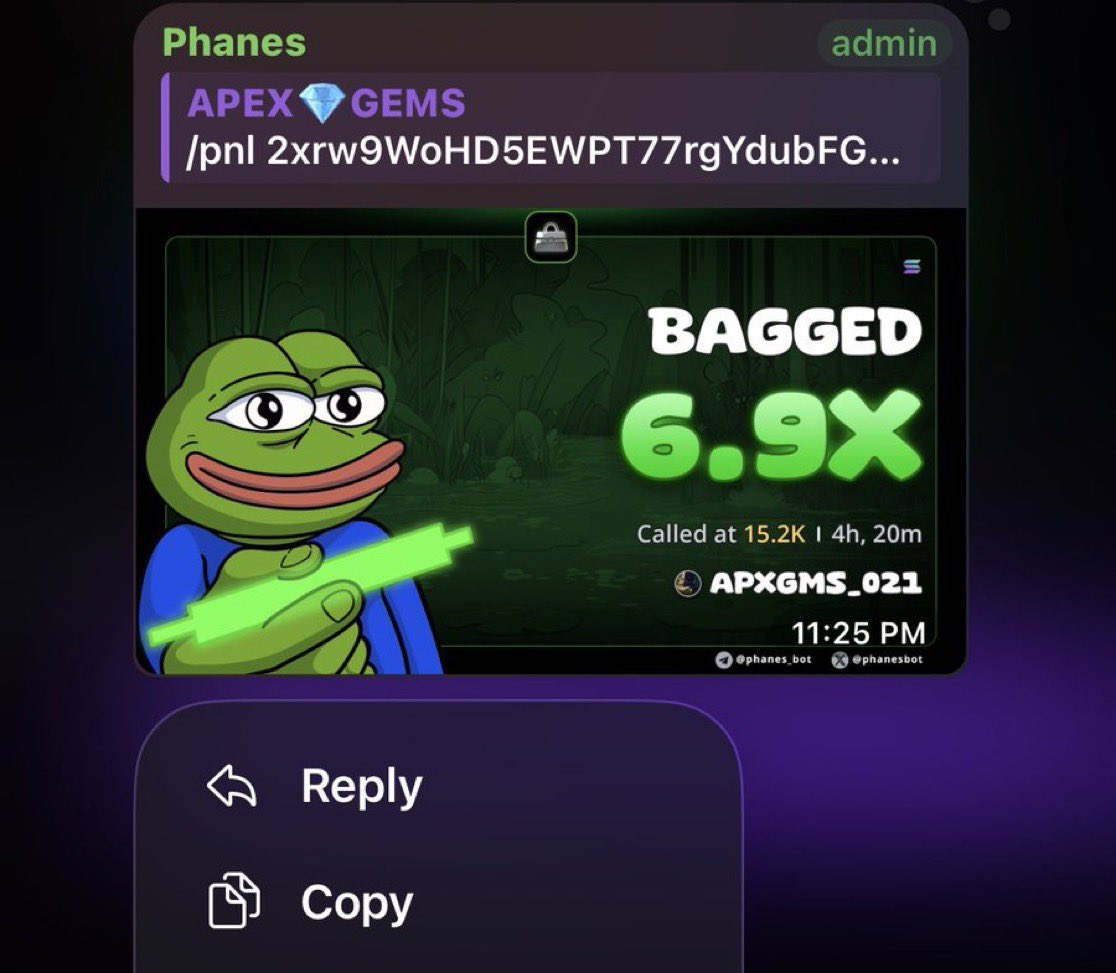 DogeMaverickn's tweet photo. 6.9x since my call on $BAGGED.

Still watching this one closely.

CA:
2xrw9WoHD5EWPT77rgYdubFGCxySPQxtbP69XWmU8eBM

#Solana #SolanaMemecoins #Memecoin #FOMO https://t.co/NfnZCJv1v6