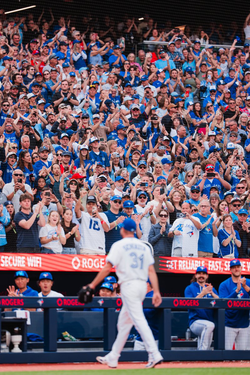 BlueJays's tweet photo. Game 1 or 162. 
Season 1 or 19. 

Max effort. Max intensity. Max LOVE 💙 https://t.co/aint87TwSp