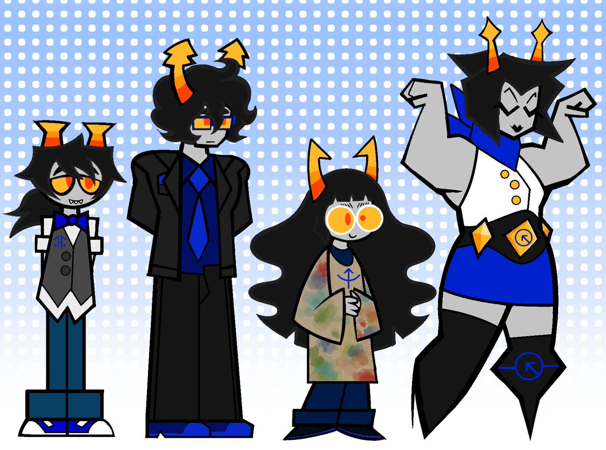 stellanela1's tweet photo. HIVESWAP HIGHBLOODS (I'll do the violets and trizza when act 3 drops) https://t.co/gjiXEYicqo