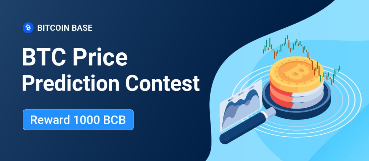 bitcoinbcb's tweet photo. BTC Price Prediction Contest #1🏆

👉 https://t.co/FI2tUmd7vK

Prediction Reward: 1000 BCB 

🥇Top 1: 100 BCB
🥈Top 2: 75 BCB
🥉Top 3: 50 BCB
🔥Top 4-10: 25 BCB
🔥Top 11-50: 15 BCB https://t.co/2qP64Lj8a1