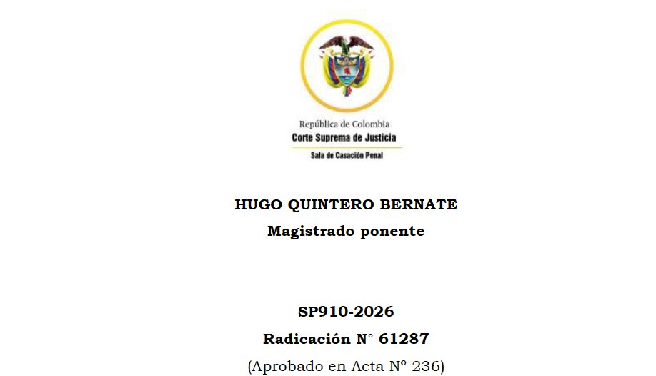 Melovides's tweet photo. ¿En qué momento puede configurarse la responsabilidad penal del secuestre o auxiliar de la justicia por apropiación de los bienes que le fueron confiados en razón de su cargo?

La responsabilidad penal no surge por la sola designación como secuestre o auxiliar de la justicia, sino que exige actos posteriores e inequívocos que revelen la apropiación de los bienes puestos a su disposición.

En particular, la conducta punible puede entenderse configurada desde el momento en que el secuestre se niega a rendir cuentas o a entregar los bienes que le fueron dados en custodia dentro del respectivo proceso, pues esa negativa puede constituir un acto demostrativo de apropiación.

En consecuencia, la designación en el cargo, por sí sola, es insuficiente; debe acreditarse una conducta posterior que exteriorice de manera clara la intención de comportarse como dueño de los bienes confiados. (Cfr. CSJ, SP9094-2015, Rad. 43839; CSJ, AP SP9807-2015).

Corte Suprema de Justicia. Sala de Casación Penal. Radicado 61287.