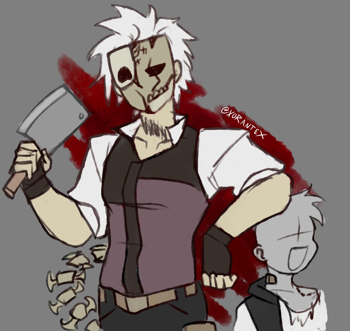 AlexTheLewdBee's tweet photo. i like biologist so much, dont care about the poison bro. #MonsterxMediatorBiologist #Skell #fangame #MonsterXMediator skell is so cool, please check out fanmade game from >>> @astin153 https://t.co/RLpWgN1l9n