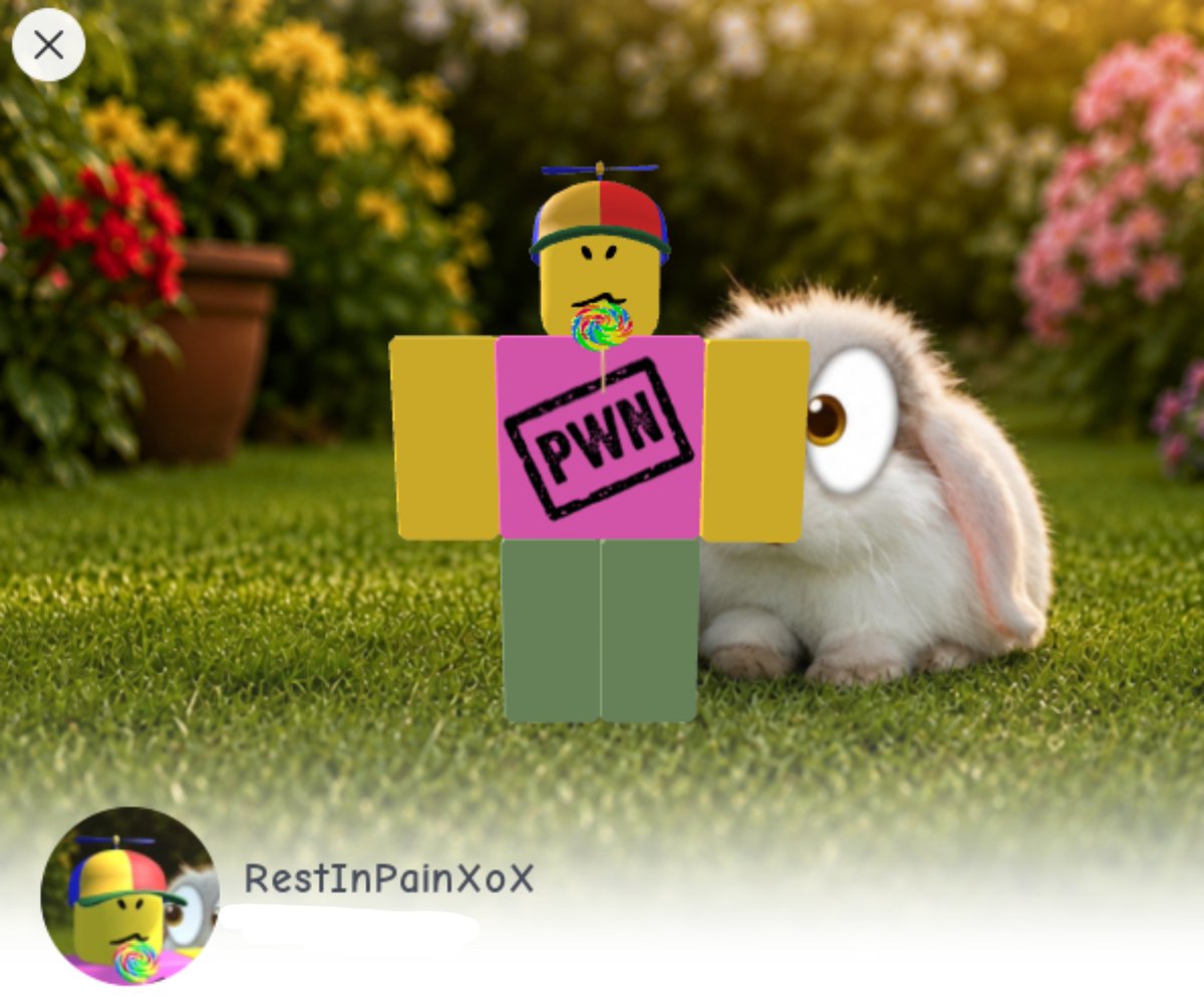 RestInPainToT's tweet photo. This is my roblox avatar btw https://t.co/XQstZ95mgU
